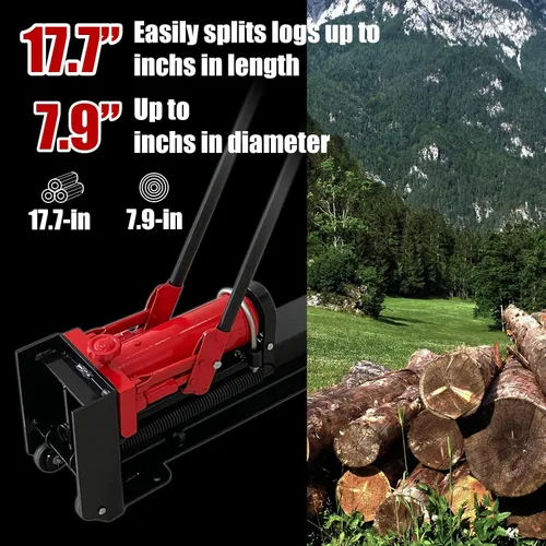 Vista 10 de Divisor de troncos hidráulico manual inalámbrico BIG RED - Divisor de madera manual