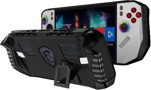 Vista 4 de Hzycwgone TPU Protective Case Grip Skin for MSI Claw A8 BZ2EM 2025, Black