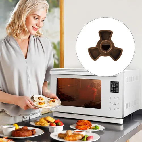 Vista 7 de 2 piezas de acoplador giratorio de microondas, 0.59 pulgadas (0.591 in) para horno de microondas, guía de rodillo, soporte de bandeja de vidrio