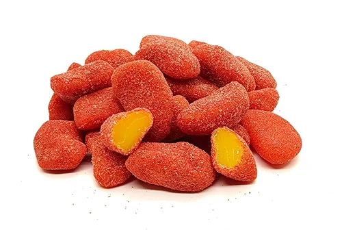 Vista 2 de Gamar Foods - Gomitas de mango picante - 5 libras - Gomitas de mango enchiladas - Estilo mexicano - por Gamar Foods.