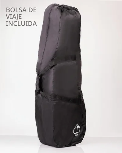 Vista 9 de Bolsa de carrito Pins & Aces - 14 vías, divisores de longitud completa, correa única - Forro de terciopelo (Ceniza)