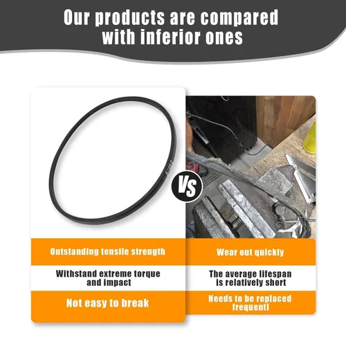 Vista 5 de New Drive V-Belt 117-1018 compatible con Toro Recycler 20330 20331 20350 20351 cubierta de cortacésped