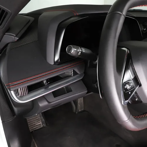 Vista 5 de Decoración de ventilación de CA para salpicadero, aire acondicionado, salida de aire, cubierta de ventilación compatible con Chevrolet Corvette C8
