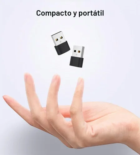 Vista 8 de Adaptador USB C hembra a USB macho paquete de 3, adaptador USB tipo C a