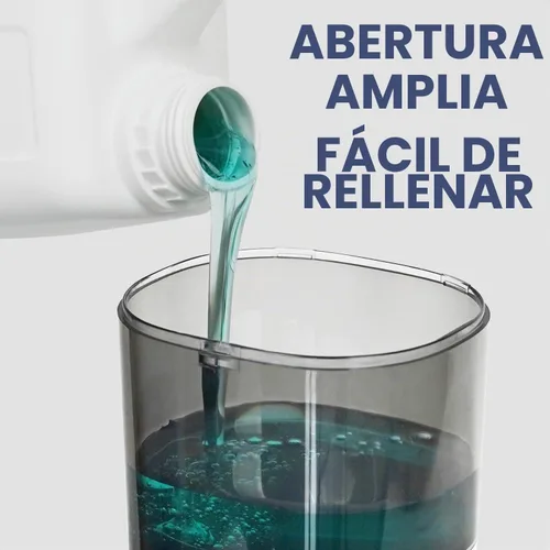 Vista 3 de AIKE Dispensador de jabón automático líquido, energía por 4* pilas AA para Negro