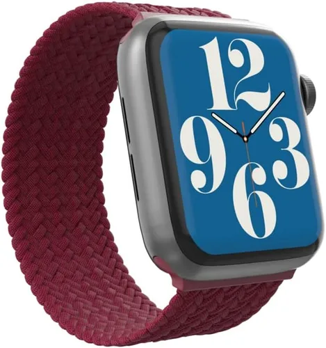 Vista 15 de ZAGG Gear4 - Correa elástica trenzada Solo Loop - SM - Verde bosque - Compatible con Apple Watch de 1.496 pulgadas, 1.575 pulgadas, 1.614 pulgadas