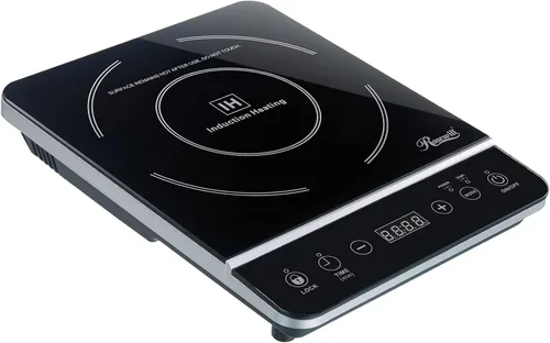 Vista 2 de Rosewill Anafe de cocina por inducción de 1800 W con olla de acero inoxidable, No programable, Negro