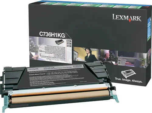 Vista 3 de Lexmark C736H1KG Cartucho de tóner negro del programa de retorno de alto rendimiento