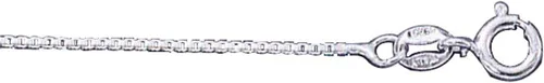Vista 2 de Plata de ley Womens 1mm Cadena de caja mini Saint Christopher Medallón Collar con Colgante