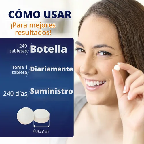Vista 3 de Vitamatic Niacinamida 500 mg 240 Tabletas - Vitamina B3 sin rubor - Apoya la producción de energía