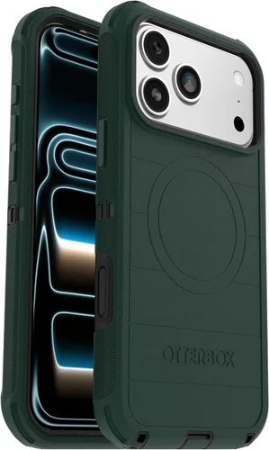 Vista 10 de OtterBox Funda para iPhone 17 Defender Pro Series - Negro - Funda para iPhone resistente, resistente y duradera, se ajusta a MagSafe