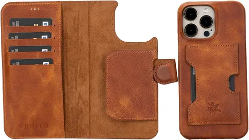 Vista 139 de Venito Florence - Funda de piel compatible con Samsung Galaxy S9, extra segura con bloqueo RFID, cartera desmontable para teléfono (gris decolorado)
