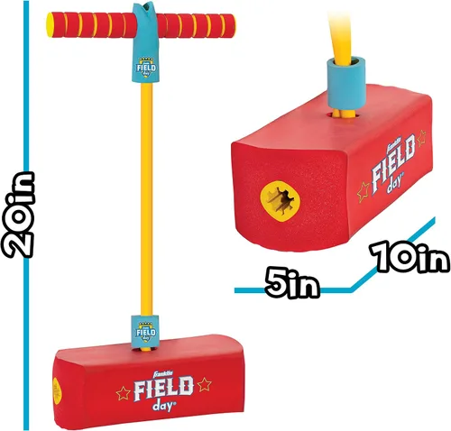 Vista 3 de Franklin Field Day Pogo Stick - Palo de espuma para niños + tolva para niños a partir de 3 años - Perfecto para juguete de interior + exterior