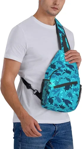 Vista 8 de Bolso bandolera, Caballos Salvajes Bandolera Mochila de Viaje Senderismo Bolsa de Pecho Mochila para Monederos Bolso de Hombro Cuerpo Mujer Hombre
