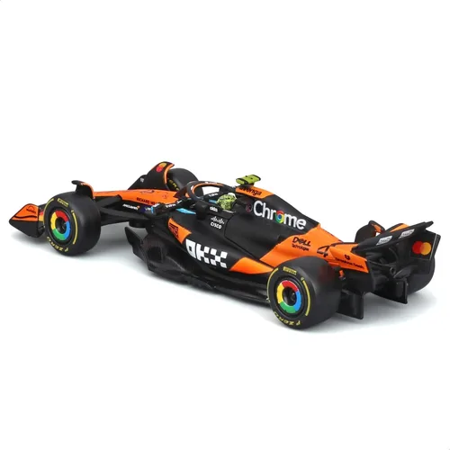 Vista 4 de Bburago Fórmula de carrera McLaren MCL39 con casco (2025) Norris #4