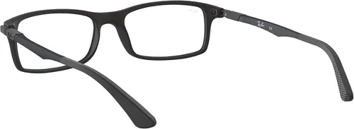 Vista 6 de Ray-Ban Monturas unisex para adultos RX7017 lentes graduados negro matedemo 2126in de EE UU Negro matelente de demostración