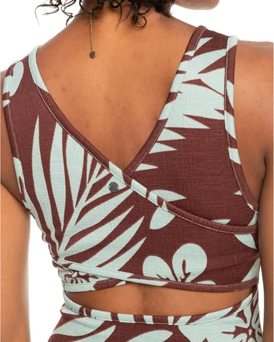 Vista 4 de Roxy Vestido midi con tiras Good Keepsake para mujer