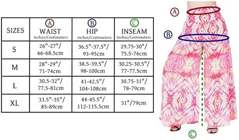 Vista 4 de LOFBAZ - Pantalones de yoga para mujer, con pierna ancha, estilo hippie, tipo Harem, floreados, para casa.