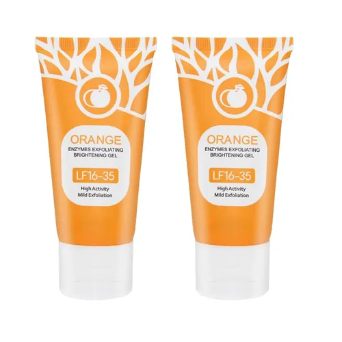Vista 8 de Gel exfoliante facial con enzima naranja suave: limpieza profunda de poros e hidratación duradera, exfoliante ideal para todo tipo de piel (1 unidad)