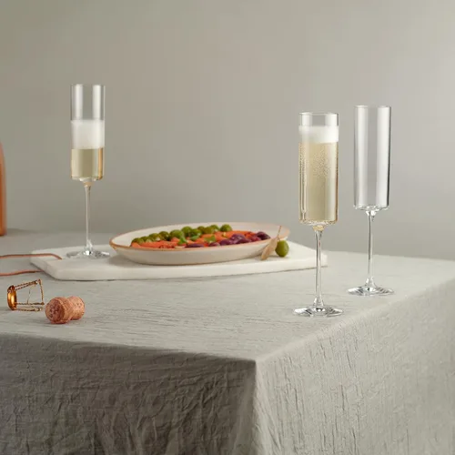 Vista 4 de BENETI Copas de vino cuadradas (6 onzas (copas de champán))