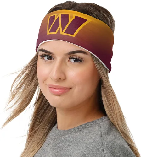 Vista 119 de FOCO Diadema de moda para mujer con logotipo de equipo de la NFL Gradiente impreso.