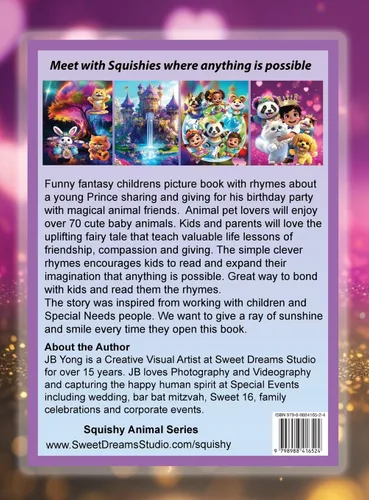Vista 2 de The Prince and a Magical Squishy Animal Birthday Funny Fantasy Children's Picture Book With Animal Pets and Rhymes Birthday Party