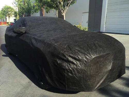 Vista 4 de Cubierta para auto, a medida, 2015-2017 para Ford Mustang, Xtrashield, color negro, de CarsCover