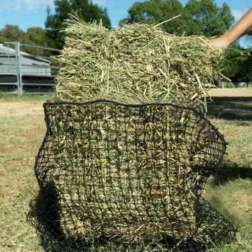 Vista 6 de Aoneky Bale Hay Net -Average Feed Haynet for Horses - 6 x 6 ft / 5 x 5 ft