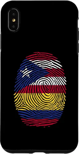 Vista 11 de Funda para iPhone 16 Boricua y Colombia con huellas dactilares puertorriqueñas
