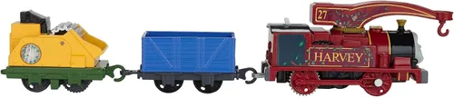 Vista 3 de Locomotora grúa Harvey de Thomas & Friends, de Fisher-Price