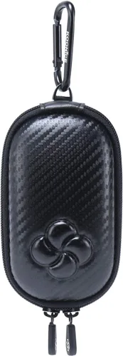 Vista 6 de Funda rígida compatible con Apple Magic Mouse (1, 2 y 3 generaciones), incluye mosquetón (negro)
