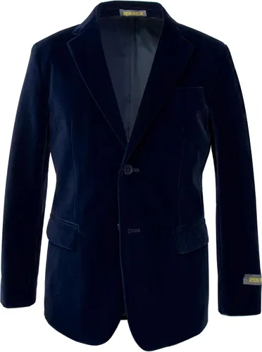 Vista 11 de Spring Notion Blazer de terciopelo para niños grandes Negro