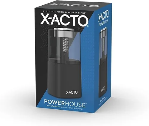 Vista 3 de X-ACTO® Sacapuntas eléctrico Powerhouse®, color negro