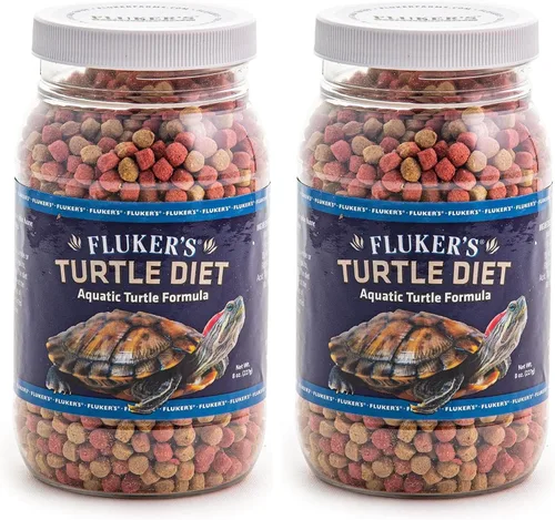 Vista 8 de Fluker's Dieta de tortugas acuáticas, pellets de alimentos para tortugas, 8 onzas