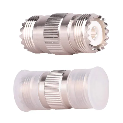 Vista 5 de XRDS -RF UHF PL-259 a SO239 - Conector adaptador hembra (2 unidades NO para televisores)