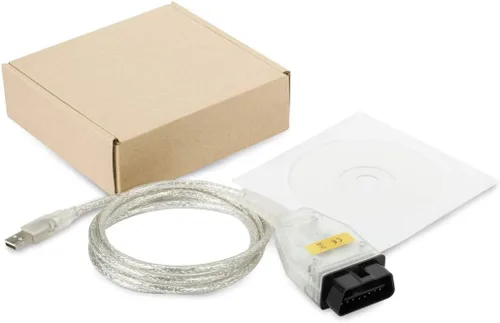 Vista 6 de Taotao Cable K+CAN con interruptor FT232RL K+D CAN Cable de interfaz USB para coche Ediabas K+Dcan USB OBD2 OBDii escáner de diagnóstico para BMW