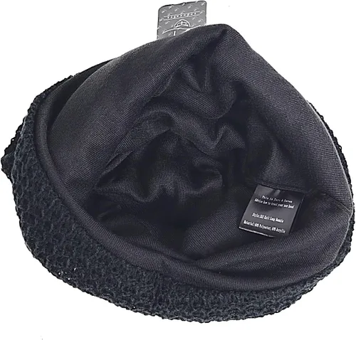 Vista 4 de FORBUSITE - Gorro holgado de punto para hombre, de gran tamaño, para verano e invierno B08