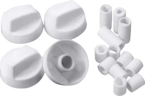 Vista 6 de Jetec Paquete de 4 perillas de control de repuesto con 12 adaptadores para horno/estufa/cocina, por favor verifique cuidadosamente si las Negro