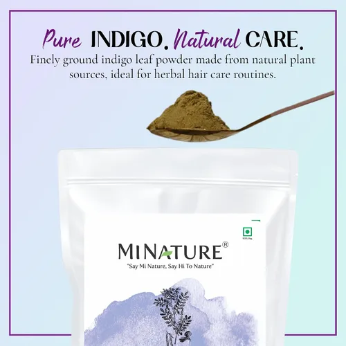 Vista 2 de Polvo índigo natural, 4.02 oz (4 onzas), Indigofera Tinctoria, Rajasthani Indigo Powder para tinte para el cabello, color natural del cabello por mi