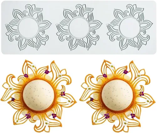 Vista 16 de Molde de silicona de hojas huecas para caramelo de chocolate 3D, molde de caramelo de hojas huecas para alimentos, decoración de comidas, molde
