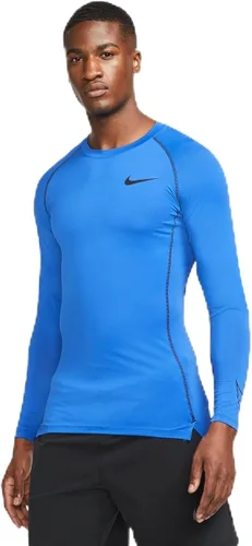 Vista 8 de Nike Pro Dri-FIT - Camiseta de entrenamiento de manga larga y ajuste ajustado para hombre Negro
