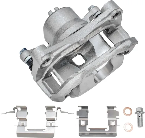 Vista 5 de Detroit Axle - Kit de freno delantero para Nissan Altima Sentra 07-10, repuesto de pastillas de freno de cerámica de freno de disco 2007 2008 2009