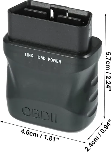 Vista 2 de X AUTOHAUX Escáner OBD2 Lector de código de motor universal para 1996 en adelante Bluetooth lector de código de coche para herramienta