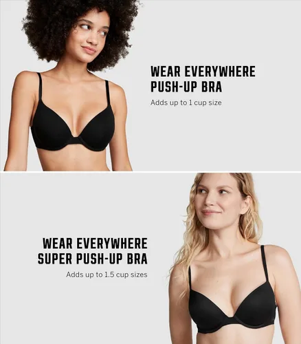 Vista 5 de Victoria's Secret Sujetador push up Super Wear Everywhere Pink Wear Everywhere