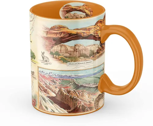 Vista 33 de Taza de cerámica con mapa de 1000 islas de Xplorer Maps (16oz) – Taza de café libre de BPA para bebidas frías y calientes – Perfecta para oficina