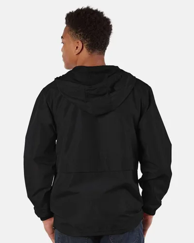 Vista 4 de Champion Chaqueta Anorak para hombre, talla 2XL, escarlata, Escarlata