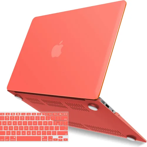 Vista 18 de IBENZER - Funda compatible con MacBook Air de 11 pulgadas, modelo A1370 A1465, funda de plástico suave al tacto, rígida, en paquete con funda