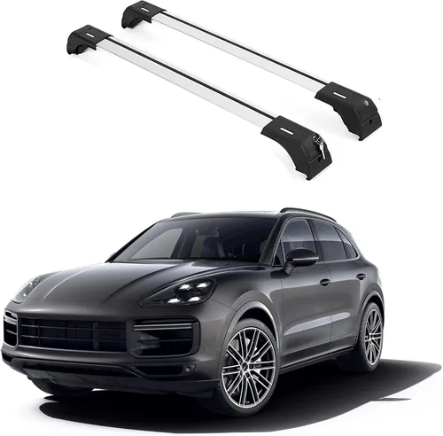 Vista 12 de ERKUL Barras transversales de techo de 220 libras para Audi Q7 2016-2026 Barras transversales de aluminio con bloqueo antirrobo para techo Negro