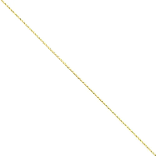 Vista 5 de IceCarats Pulsera de cadena Franco de oro amarillo de 14 quilates de 0.039 in