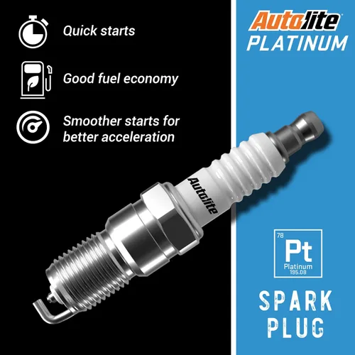 Vista 3 de Autolite Platinum AP5263 Bujías de repuesto para automóviles (paquete de 4)